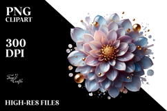 Abstract Dahlia, PNG Product Image 2