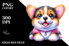 Expressive Baby Pembroke Welsh Corgi, Transparent PNG Product Image 2