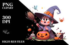 Funny Witch Digital Artwork Product Image 2