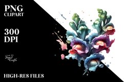 Glossy Snapdragon | Clipart Product Image 3