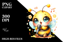 Cute Baby Bee PNG Product Image 2