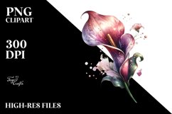 Shiny Calla Lily | Clipart Product Image 1