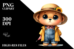 Baby Bear in Raincoat | Clipart Product Image 2