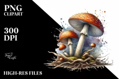 Detailed Mushroom, Transparent PNG Product Image 1