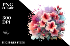 Rhododendron, Watercolor PNG Product Image 2