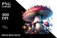 Detailed Glossy Mushroom, Transparent PNG Product Image 3