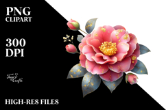 Camellia Material Image, PNG Product Image 2