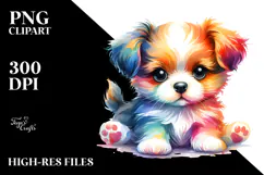 Cute Baby Dog Drawing, Transparent PNG Product Image 2