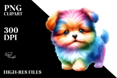 Cute Baby Dog in Style, High-Res PNG Product Image 2