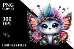 Cute Baby Butterfly PNG Product Image 2