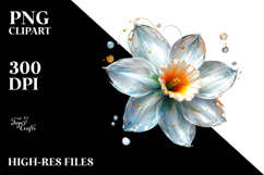 Glossy Daffodil PNG Product Image 2