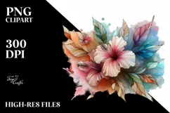 y Hibiscus Flower, Transparent PNG Product Image 1