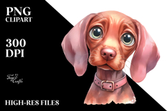 Cute Vizsla, PNG Product Image 2