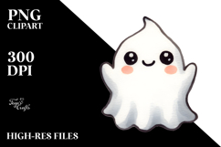 Cute Ghost Bougee PNG Product Image 2