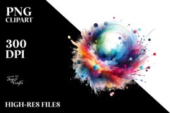 Colorful Watercolor Splash Product Image 3