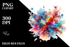 Colorful Watercolor Splash Product Image 3