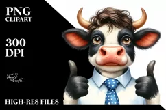 Cow Tie Portrait Proud | Sublimation | Clipart Product Image 3