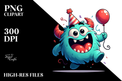 Ridiculously Cute Monster PNG Product Image 2