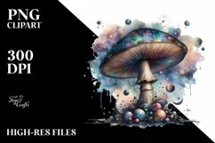 Detailed Glossy Mushroom, Transparent PNG Product Image 1