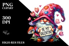 Valentines Gnome, Detailed PNG Product Image 2