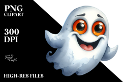 Funny Halloween Ghost PNG Product Image 2