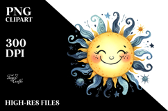 Digital Very Simple Sun PNG Product Image 2