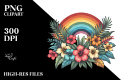 Retro Tropical Beach Sunset, Tshirt Style, PNG Product Image 2