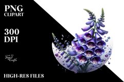 Watercolor Glossy Foxglove Shiny Material Product Image 3