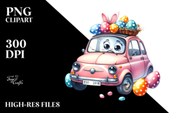 Creative Car with Easter Eggs, High-Res PNG Product Image 2