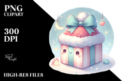 Cute Christmas Gift Box PNG Product Image 2