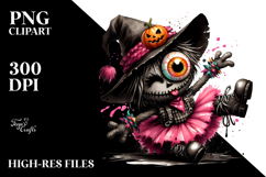 Scare Crow with Eyeball Candy Ink Wash PNG Product Image 2