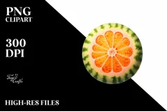 Watercolor Honeydew | Sublimation | Clipart Product Image 1
