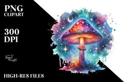 Colorful Magical Mushroom | Clipart Product Image 3