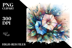 Stained Morning Glory, Transparent PNG Product Image 2
