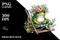 Watercolor Young Frog | Sublimation | Clipart Product Image 1
