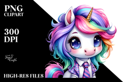 Funny Cute Unicorn PNG Product Image 2