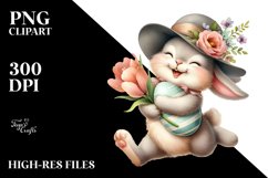 Goofy Bunny in a Suit PNG Product Image 2