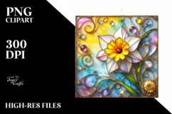 Watercolor Luxury Flower Splash Clipart Product Image 1