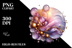Glossy Lilac PNG Product Image 2