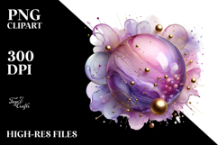 Glossy Lilac PNG Product Image 2