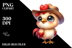 Funny Baby Rooster Hat Clipart Product Image 2