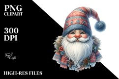 Detailed Winter Gnome, High Quality PNG Product Image 1
