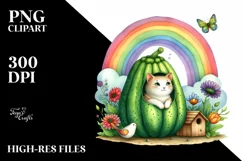 Colorful Flowers,Seated Character | Sublimation | Clipart Product Image 3