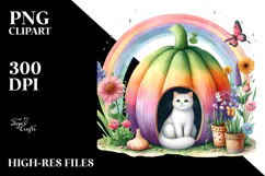 Colorful Flowers,Seated Character | Sublimation | Clipart Product Image 2