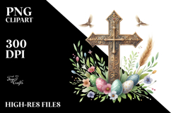 Easter Cross, PNG Product Image 2