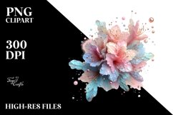 Abstract Rhododendron Splash PNG Product Image 1