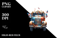 Vintage Rusted Bus with Confetti, 20 oz Tumbler Product Image 2