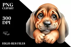 Watercolor Baby Big Eyes | Clipart Product Image 3