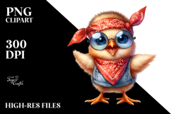 Watercolor Baby Chicken Bandana Fancy es Product Image 2