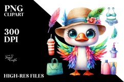 Colorful Baby Swan Dressed for Summer Product Image 1